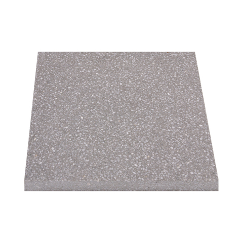 Gray terrazzo floor tiles with small stone particles 2001