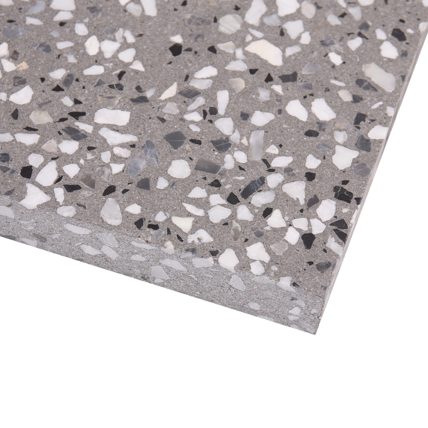 Gray terrazzo tile living room restaurant non-slip antique tile 2045