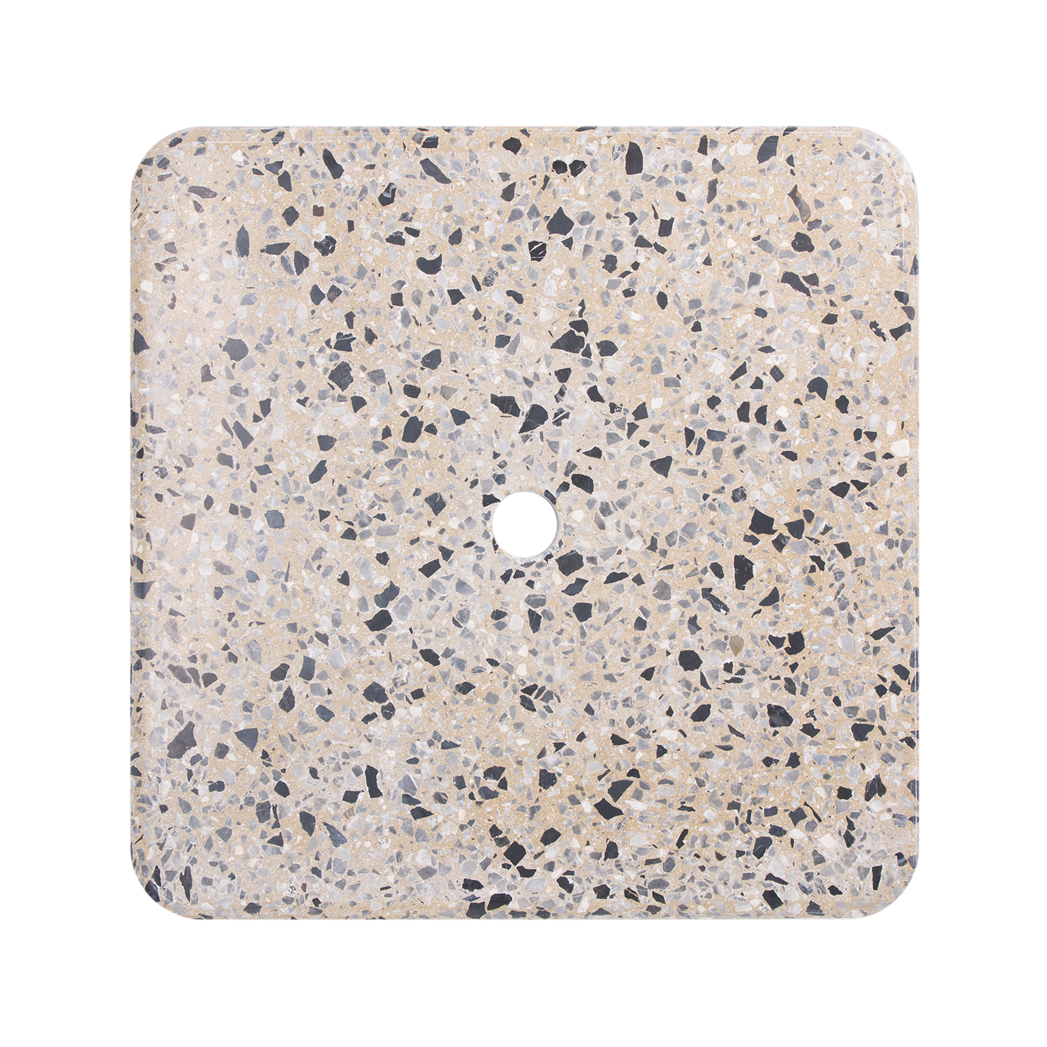 Nordic terrazzo coffee table top can be customized