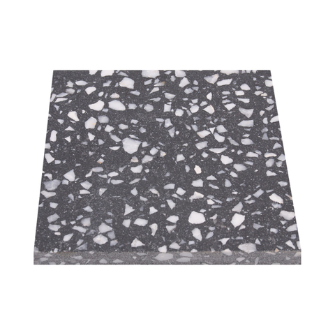 Dark Grey Color Terrazzo Tiles for Indoor and Outdoor Decoration 2011