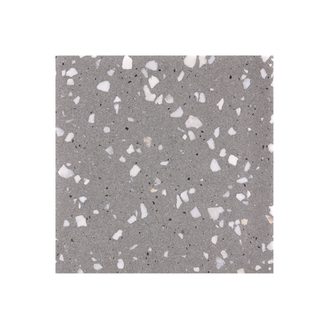 High quality grey terrazzo floor tiles for the courtyard 409 