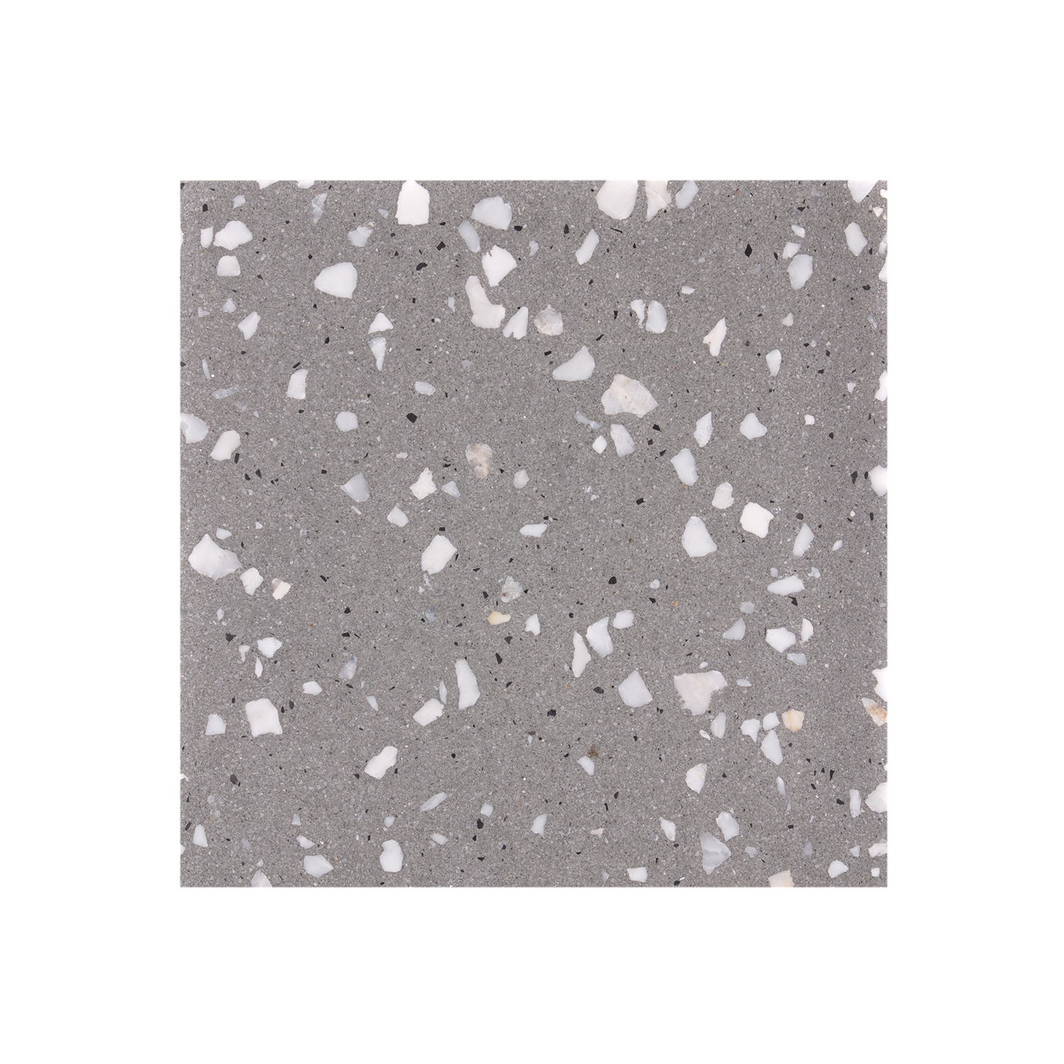 High quality grey terrazzo floor tiles for the courtyard 409 