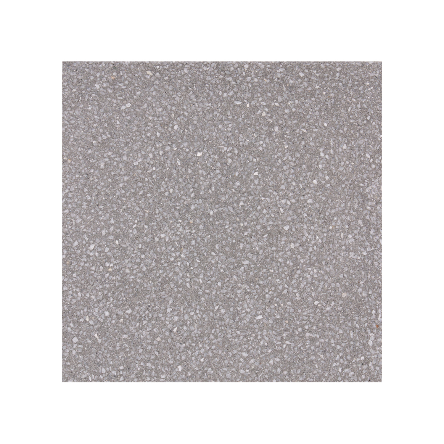 Gray terrazzo floor tiles with small stone particles 2001