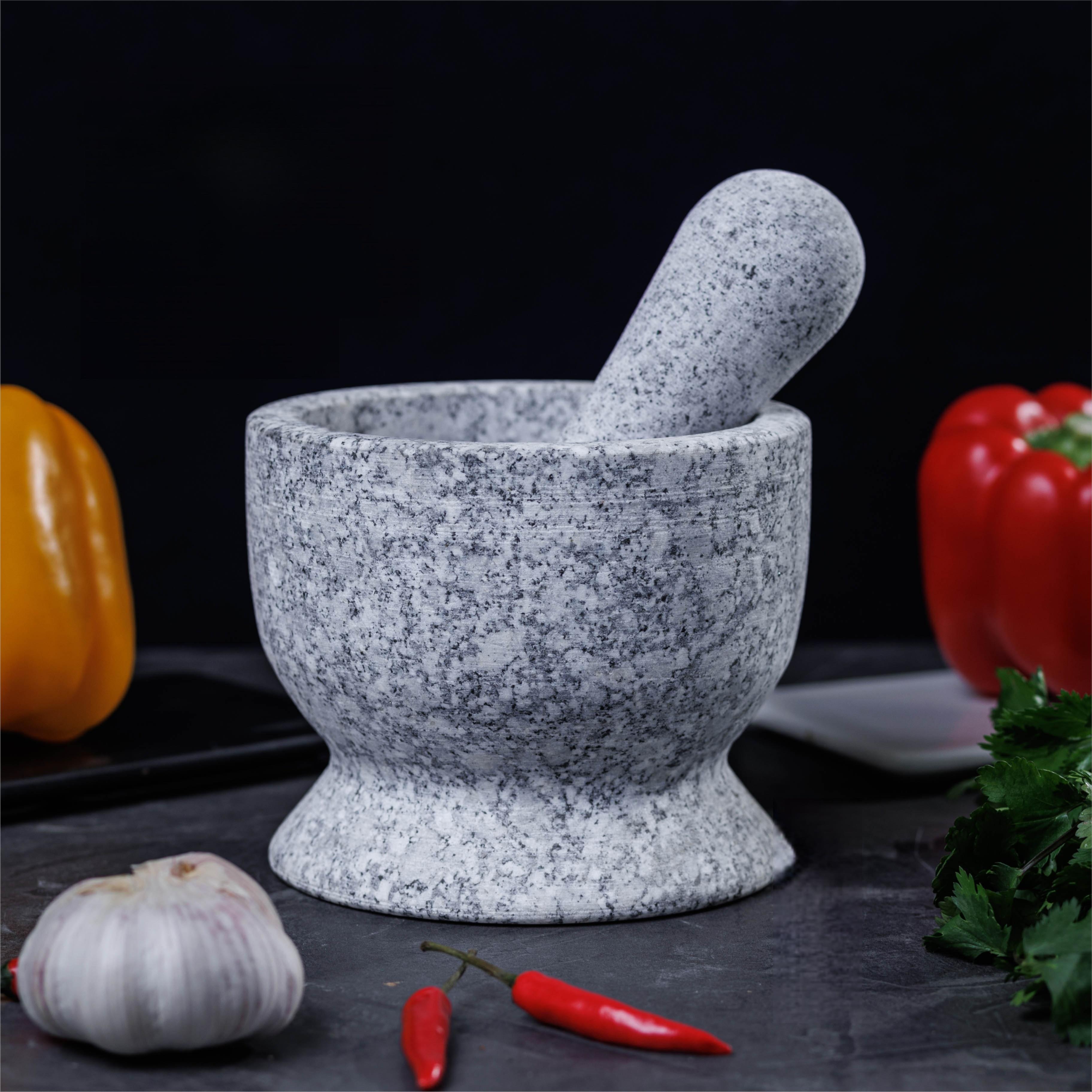 High quality granite pestle and mortar for the kitchen