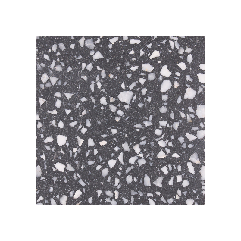 Dark Grey Color Terrazzo Tiles for Indoor and Outdoor Decoration 2011