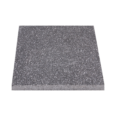 High quality matte black terrazzo floor tile 2004