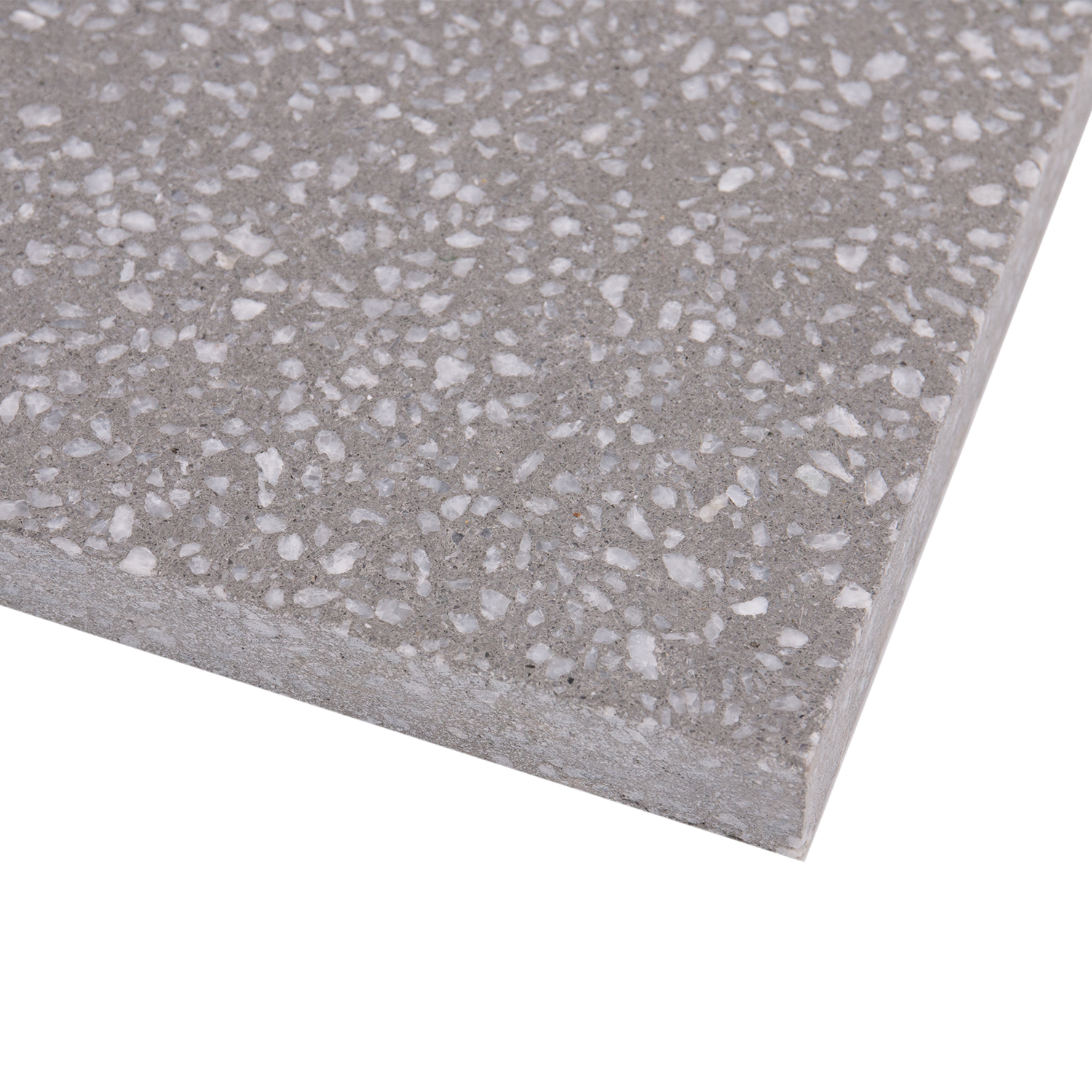 Grey terrazzo anti-slip floor tile