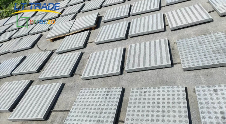 Factory Direct——Terrazzo Tactile Paving Bricks, Key Facilities for Accessible Urban Development